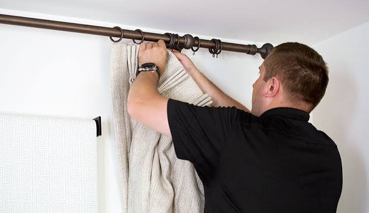 Curtain Rod Installation