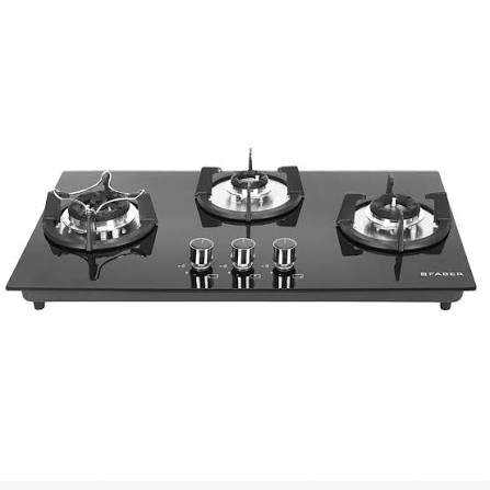 Faber 60 cm 3 Burner Gas Hob with Glass Top